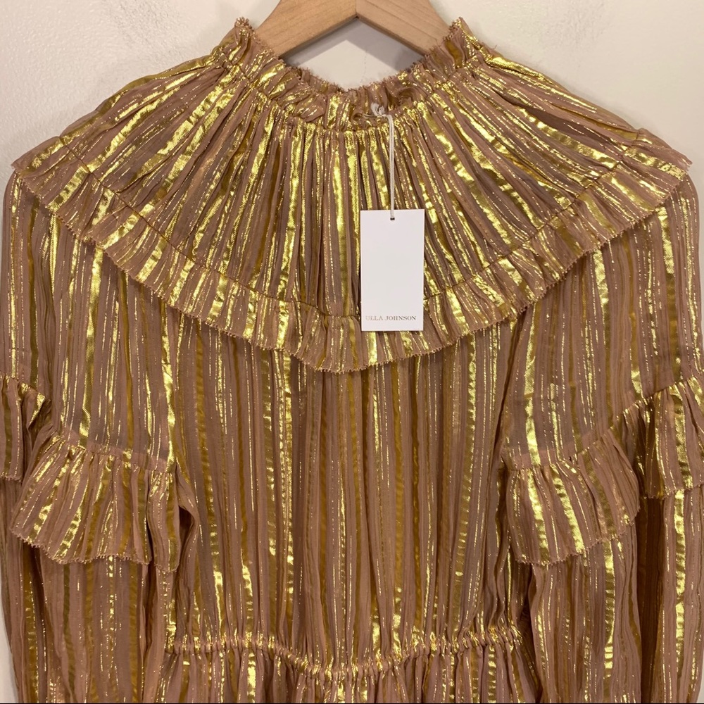 NEW ULLA JOHNSON Rose Averil Mini Dress - Picture 3 of 15